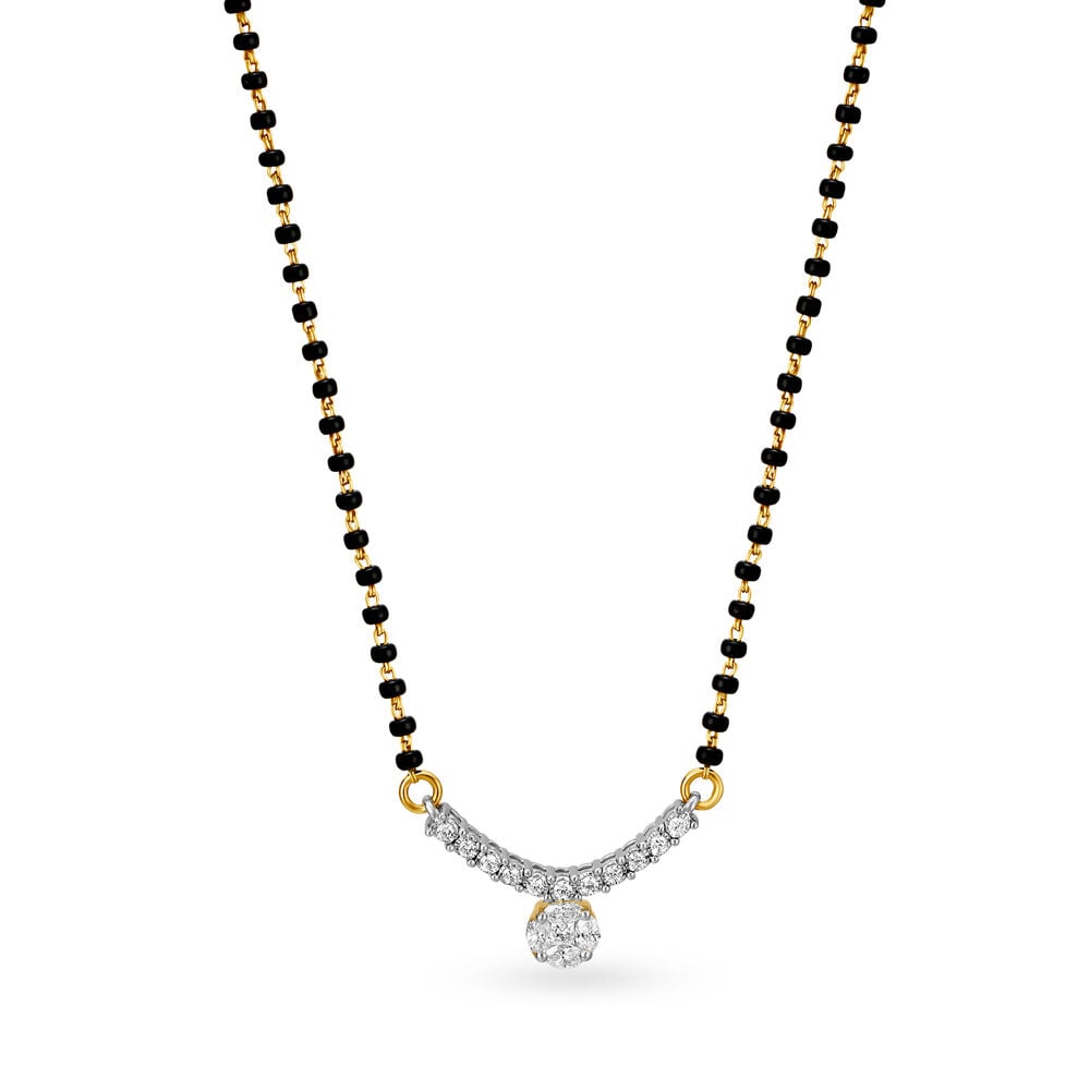 Diamond mangalsutra by tanishq outlet