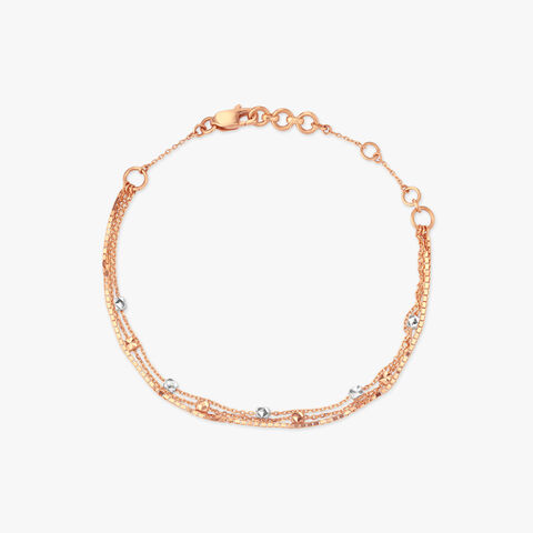 Floating Bead Gold Bracelet