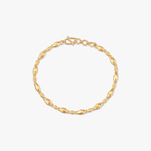 Oval Link Gold Bracelet