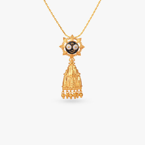 Sacred Swing Gold Pendant