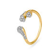 14KT Yellow Gold Little Hearts Finger Ring,,hi-res image number null