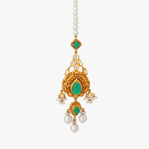 Royal Charm Gold Maang Tikka