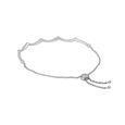 18kt White Gold & Diamond Bangle - Dainty Silver Lining,,hi-res image number null