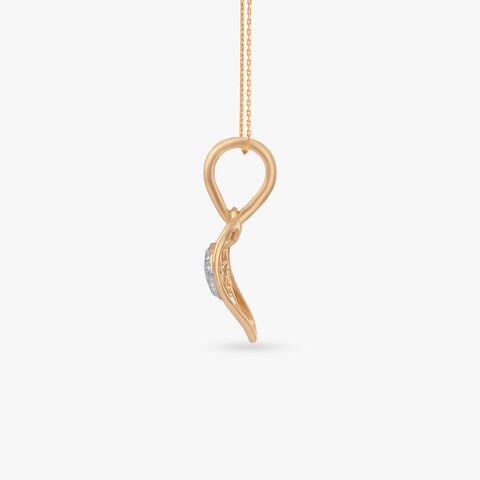 Heart Halo Diamond Pendant