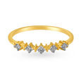 Subtle Five Stone Diamond Finger Ring,,hi-res image number null