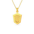 SR Initial Engraved Men's Laser Cut Pendant,,hi-res image number null