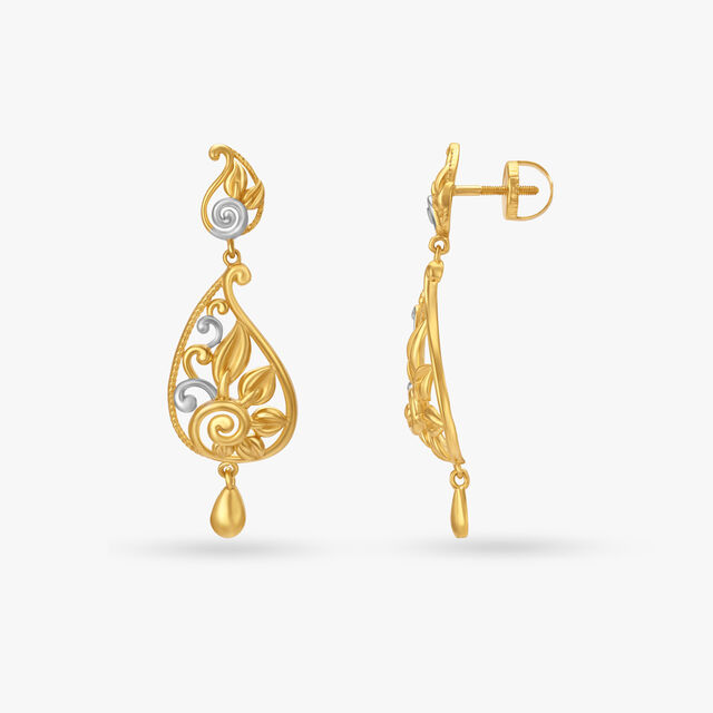 Opulent Paisley Drop Earrings,,hi-res image number null
