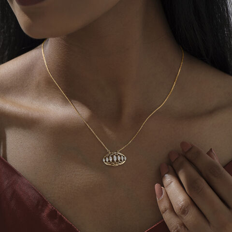 Interwoven Rhythm Diamond Necklace