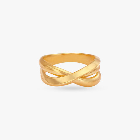 Luxe Overlap Gold Ring