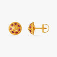 Floral Glam Stud Earrings,,hi-res image number null