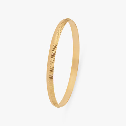 Geometric Gold Kada for Men