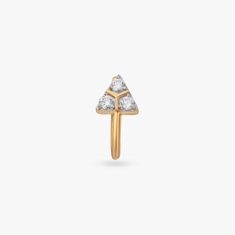 Spark Point Diamond Nose Pin