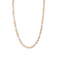 Wavy Link Dual Tone Gold Chain For Men,,hi-res image number null