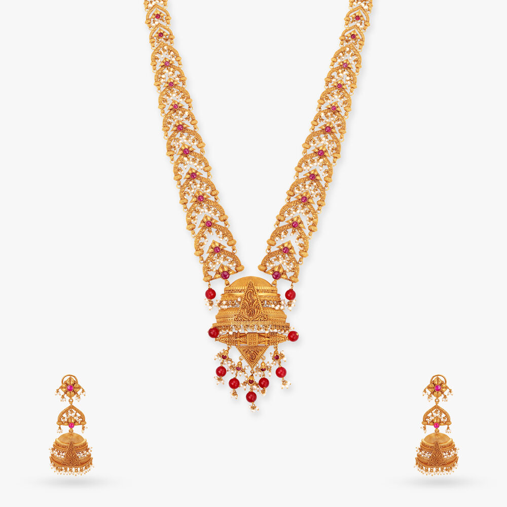 Tanishq jewellery haram hot sale designs