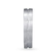 Classy Ridged Platinum Ring,,hi-res image number null