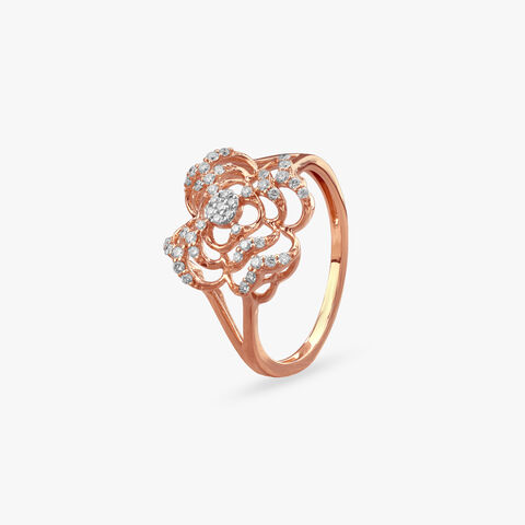 Blooming Radiance Diamond Finger Ring