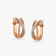 Subtle Opulence Diamond Hoop Earrings,,hi-res image number null