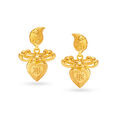 Romantic Floral Gold Necklace Set,,hi-res image number null