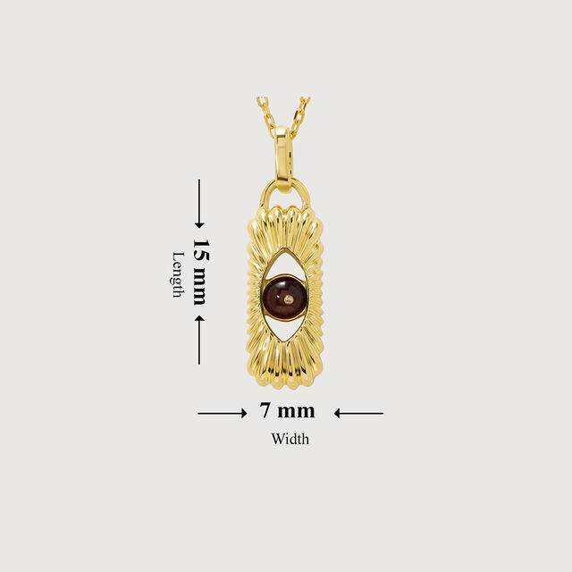 Guardian's Birthstone Gem 18 KT  Pendant with chain,,hi-res image number null