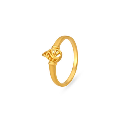 Dainty Leaf Ring for Kids