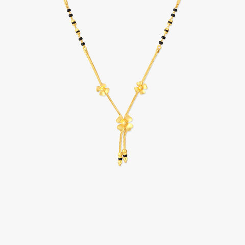 Triple Bloom Drop Mangalsutra