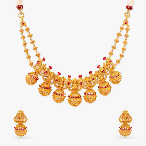 Opulent Nakashi Gold Necklace Set