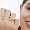 14 KT Rose Gold Fresh Fern Ring,,hi-res image number null