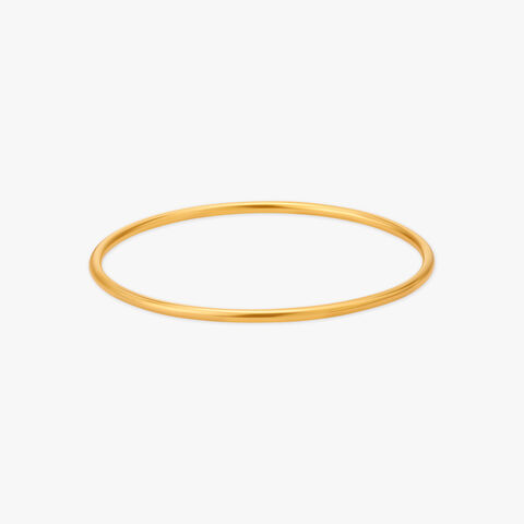Simple Grace Gold Bangle for Kids