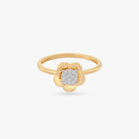 Bloom Halo Diamond Ring