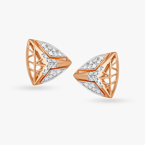 Slender Stud Earrings
