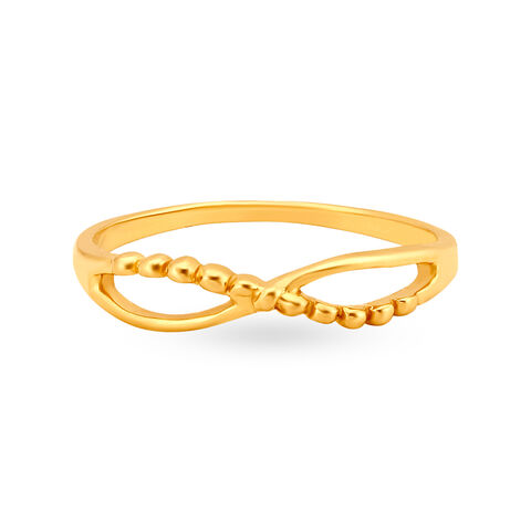 Delicate Contemporary Gold Ring