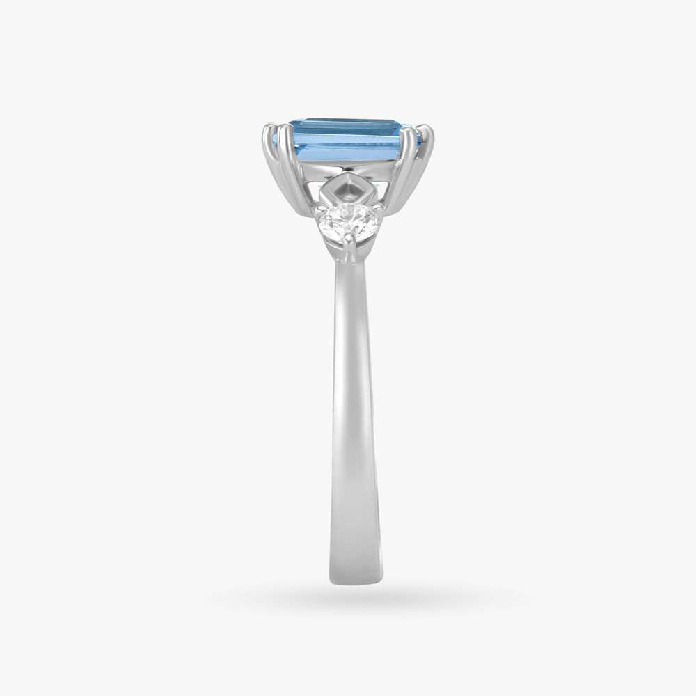 Serene Topaz and Diamond Ring