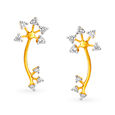 Glorious Tree Diamond Floral Stud Earrings,,hi-res image number null