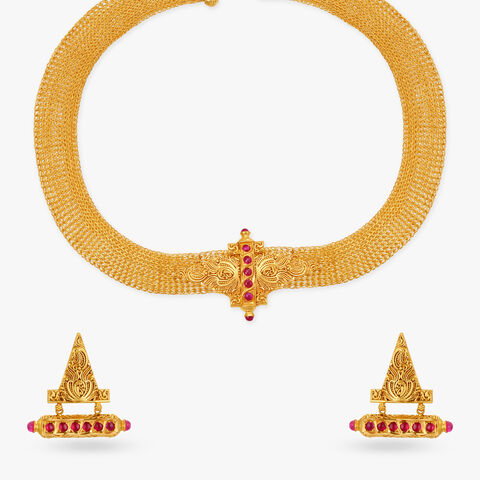 Majestic Temple Necklace Set