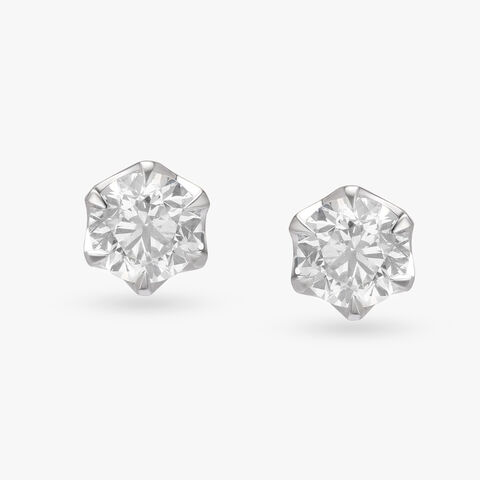 Resplendent Dazzle Solitaire Earrings