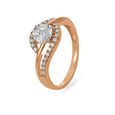 Fashionable Flowerbud Diamond Ring,,hi-res image number null