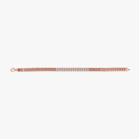 Gleaming Grid Diamond Bracelet