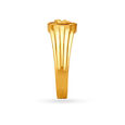 Textured Gold Finger Ring for Men,,hi-res image number null