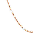 Spiral Link Dual Tone Gold Chain For Men,,hi-res image number null