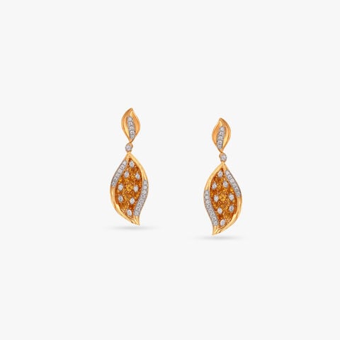 Radiant Veil Diamond Drop Earrings