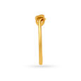 Fancy Floral Motif Gold Finger Ring,,hi-res image number null