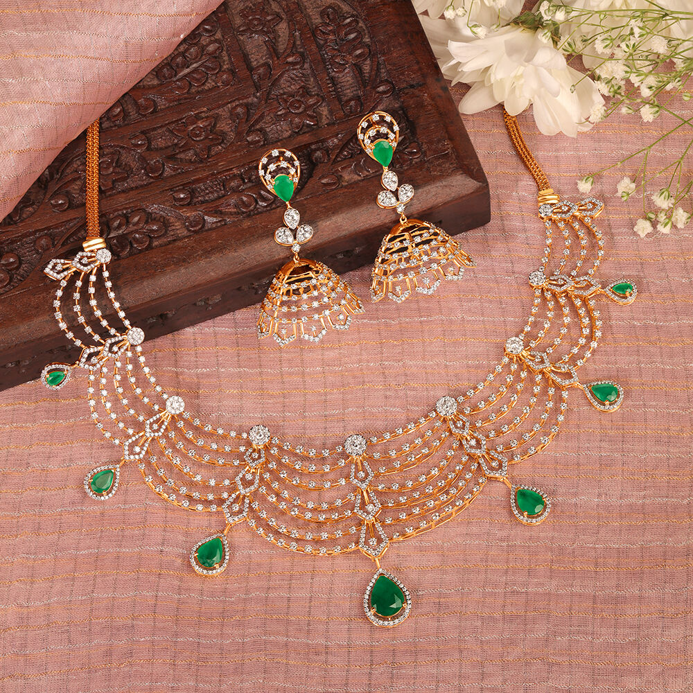 Layered shop necklace set