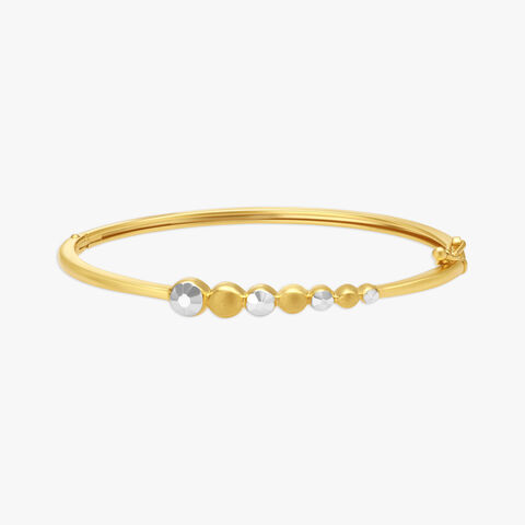 Sophisticated Dual Toned Bangle