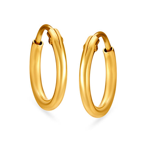 Sublime Gold Hoop Earrings
