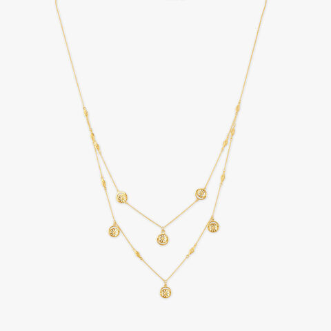 Bloom Medallion Gold Chain