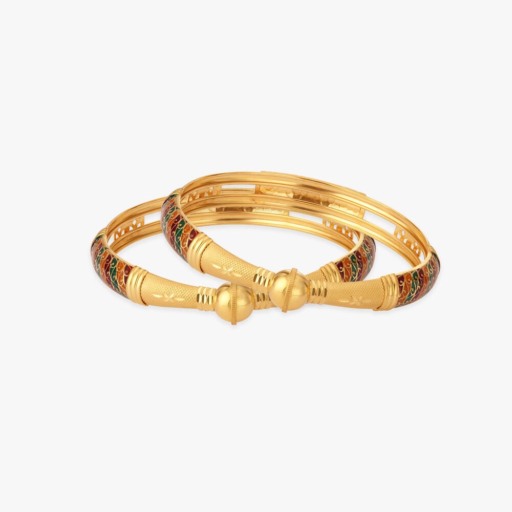 Tanishq bangles gold designs hotsell