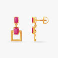 Luxurious Gold Drop Earrings,,hi-res image number null