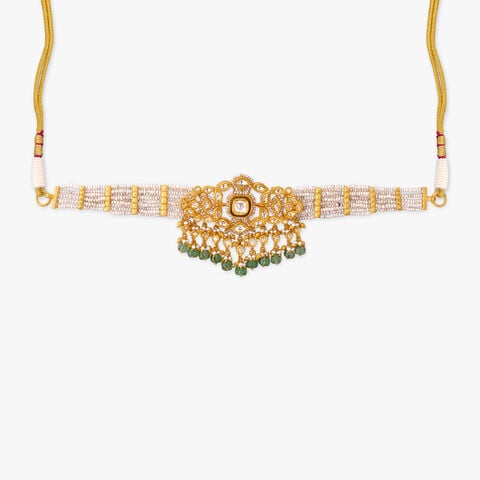 Imperial Crest Gold Necklace Set