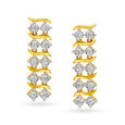 Avanne Diamond Necklace Earrings Set,,hi-res image number null