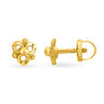 Enchanting 22 Karat Yellow Gold Jhumka Earrings,,hi-res image number null